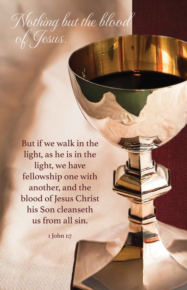 Cover image for Communion Bulletin: Nothing But the Blood (Package of 100), isbn: 9781430084211