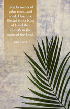 Cover image for Palm Sunday Bulletin: In the Name of the Lord (Package of 100), isbn: 9781430084297