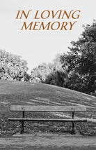 Cover image for Funeral Bulletin: In Loving Memory (Package of 100), isbn: 9781430084440
