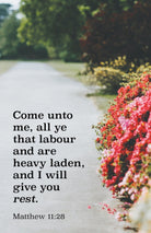 Cover image for General Worship Bulletin: All Ye That Labour (Package of 100), isbn: 9781430084617
