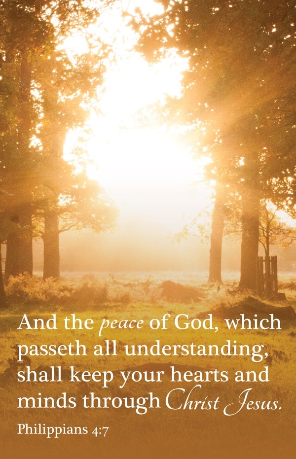 Cover image for General Worship Bulletin: The Peace of God (Package of 100), isbn: 9781430084648