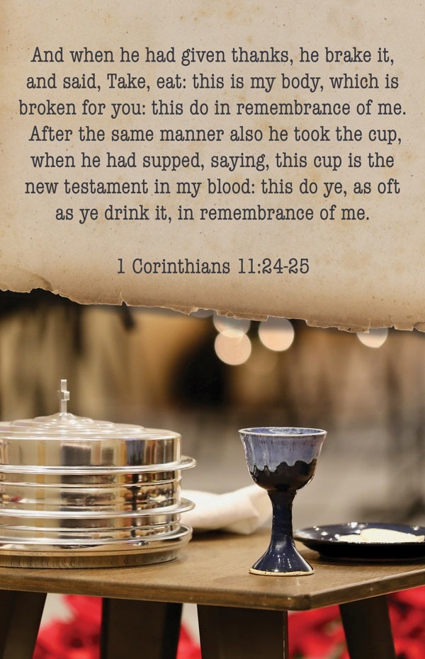 Cover image for Communion Bulletin: Holy Communion (Package of 100), isbn: 9781430092254