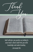 Cover image for Pastor Appreciation Bulletin: Thank You (Pkg of 100), isbn: 9781430092261