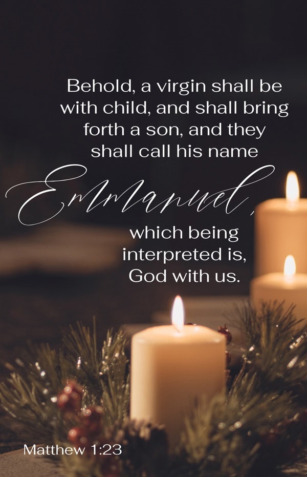 Cover image for Christmas Bulletin: Emmanuel (Package of 100), isbn: 9781430092353