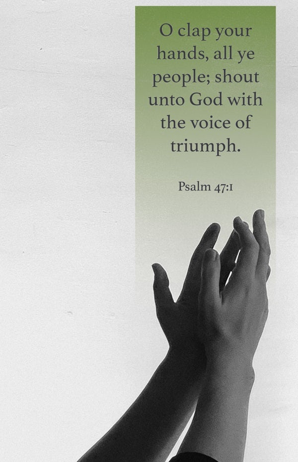 Cover image for General Worship Bulletin: Clap Your Hands (Package of 100), isbn: 9781430092421