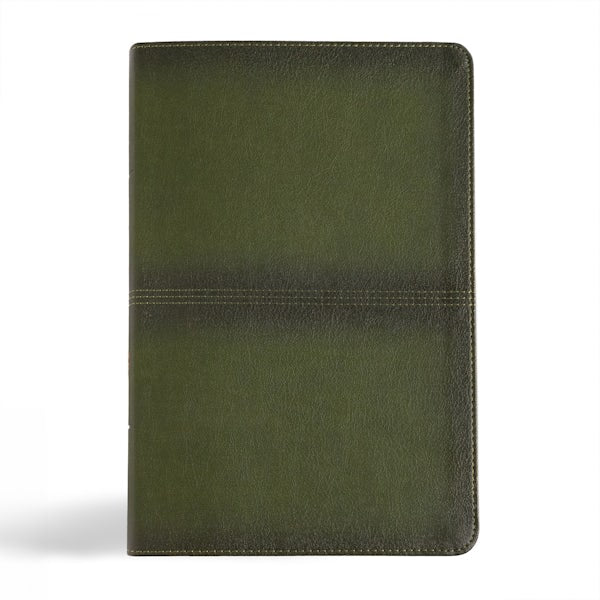 Cover image for CSB Men's Daily Bible, Olive Leathertouch, Indexed, isbn: 9781430094135