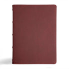Cover image for CSB Verse-By-Verse Reference Bible, Holman Handcrafted Collection, Marbled Burgundy Premium Calfskin, isbn: 9781430094548