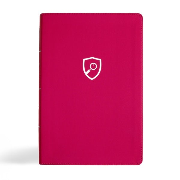 Cover image for CSB Defend Your Faith Bible, Pink Leathertouch, isbn: 9781430094586