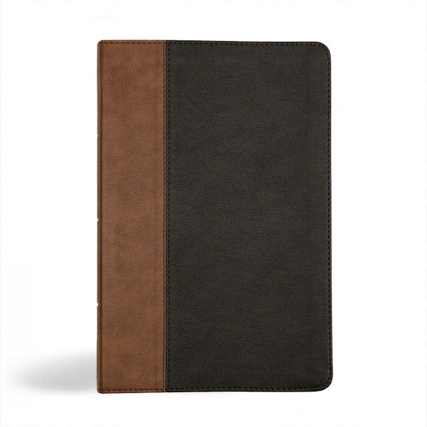Cover image for KJV Personal Size Giant Print Bible, Black/Brown Leathertouch, Indexed, isbn: 9781430094777
