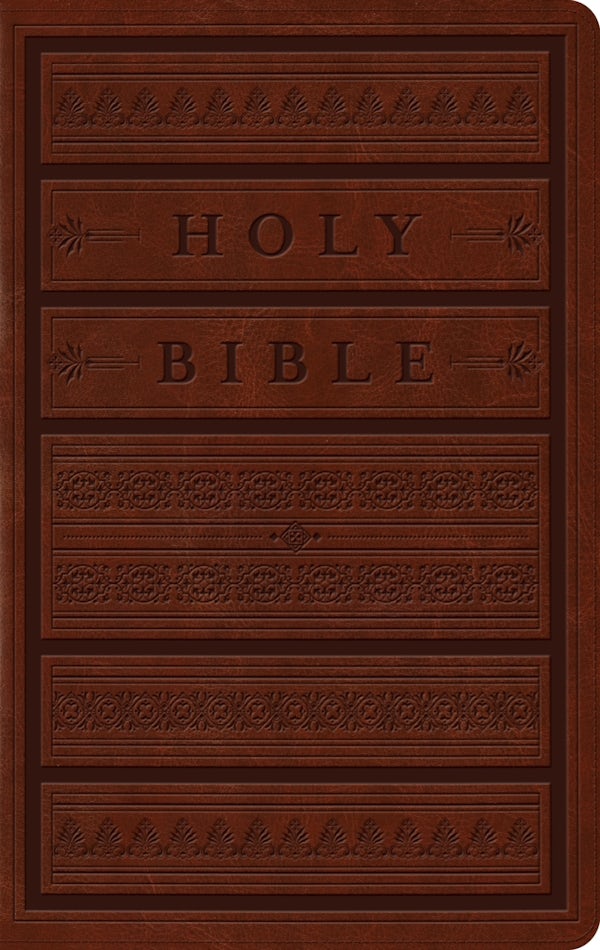 Cover image for ESV Large Print Personal Size Bible (Trutone, Brown, Engraved Mantel Design), isbn: 9781433555909