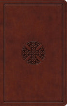 Cover image for ESV Value Thinline Bible (Trutone, Brown, Mosaic Cross Design), isbn: 9781433562273