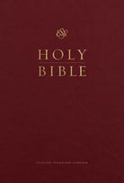 Cover image for ESV Pew and Worship Bible, Large Print (Burgundy), isbn: 9781433563515