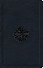 Cover image for ESV Large Print Value Thinline Bible (Trutone, Navy, Mosaic Cross Design), isbn: 9781433566837
