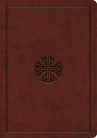 Cover image for ESV Journaling Bible, Interleaved Edition (Trutone, Mahogany, Mosaic Cross Design), isbn: 9781433579738