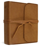 Cover image for ESV Journaling Bible (Natural Leather, Brown, Flap with Strap), isbn: 9781433587054