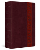 Cover image for ESV Large Print Personal Size Bible, Red Letter (Trutone, Mahogany, Trellis Design), isbn: 9781433588501