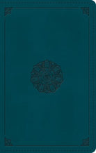 Cover image for ESV Large Print Personal Size Bible, Red Letter (Trutone, Deep Teal, Emblem Design), isbn: 9781433593093