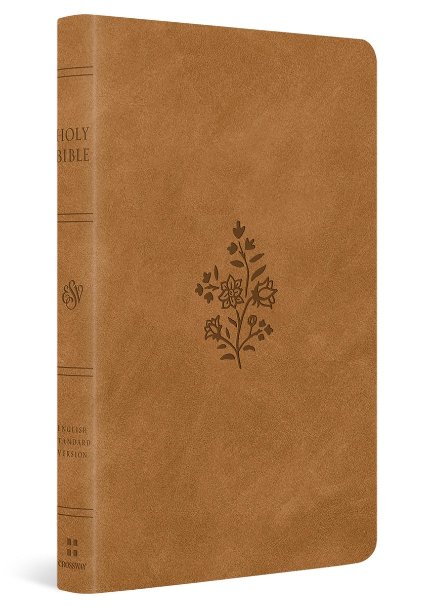Cover image for ESV Premium Gift Bible (Trutone, Nubuck Caramel, Wildflower Design), isbn: 9781433593116