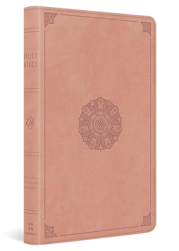 Cover image for ESV Thinline Bible, Red Letter (Trutone, Blush Rose, Emblem Design), isbn: 9781433593130