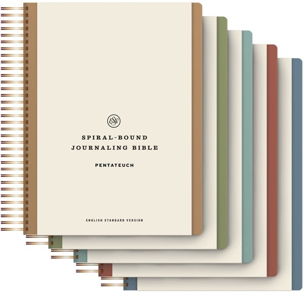 Cover image for ESV Spiral-Bound Journaling Bible, Five-Volume Set (Hardcover), isbn: 9781433593178