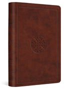 Cover image for ESV Value Compact Bible (Trutone, Chestnut, Mosaic Cross Design), isbn: 9781433593215