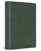 Cover image for ESV Value Large Print Compact Bible (Trutone, Quiet Forest, Celtic Cross Design), isbn: 9781433596957