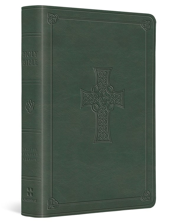 Cover image for ESV Value Large Print Compact Bible (Trutone, Quiet Forest, Celtic Cross Design), isbn: 9781433596957