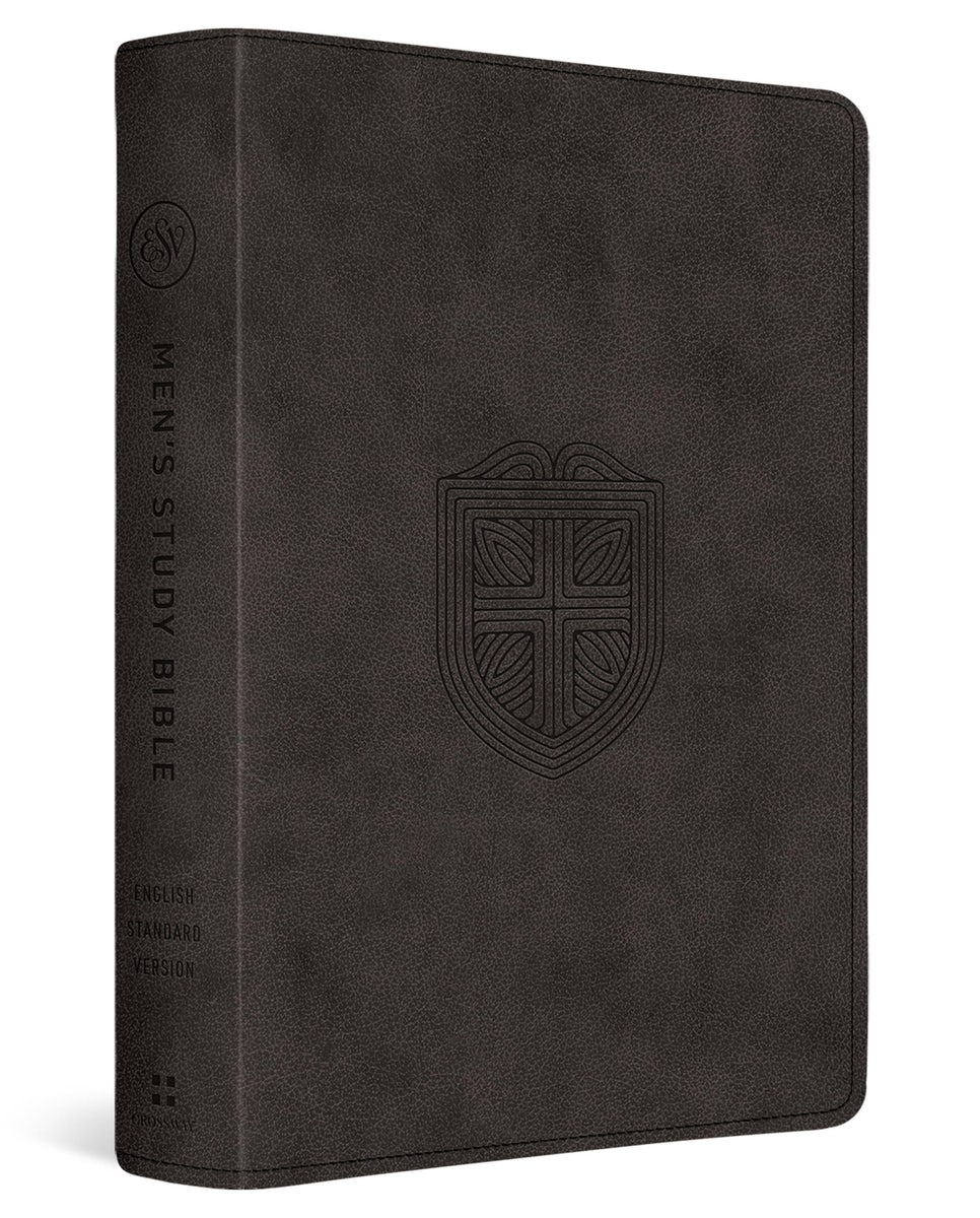 Cover image for ESV Men's Study Bible (Trutone, Charcoal, Shield Design), isbn: 9781433599675