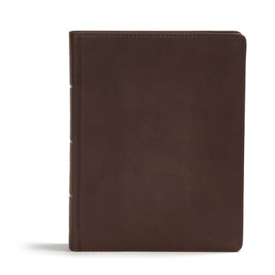 Cover image for CSB Study Bible, Brown Genuine Leather, isbn: 9781433648076