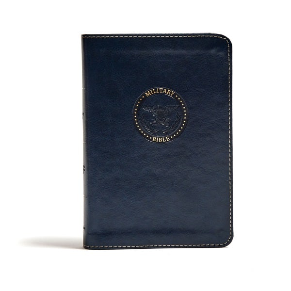 Cover image for CSB Military Bible, Navy Blue Leathertouch, isbn: 9781433651779