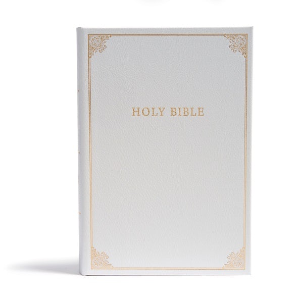 Cover image for CSB Family Bible, White Bonded Leather Over Board, isbn: 9781462779574