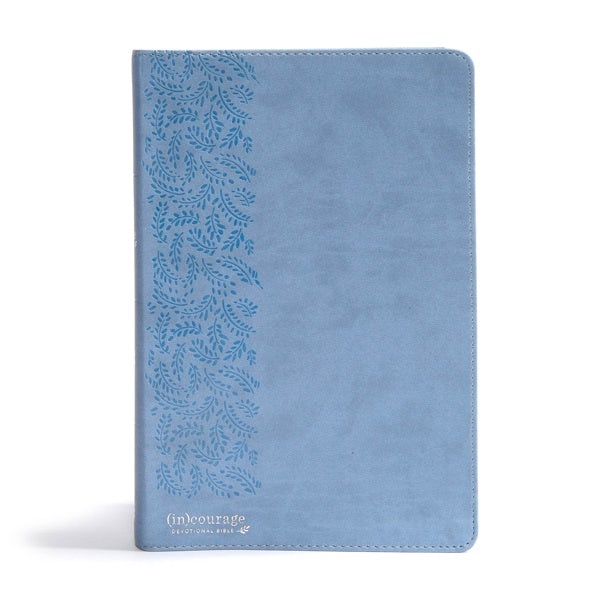 Cover image for CSB (In)Courage Devotional Bible, Blue Leathertouch, isbn: 9781462785056