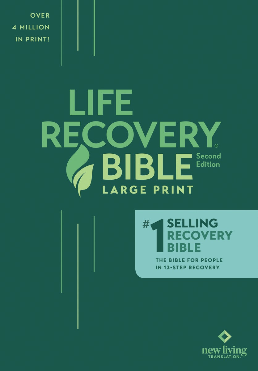 Cover image for Life Recovery Bible NLT, Large Print, isbn: 9781496427571