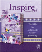 Cover image for Inspire Praise Bible NLT, Feminine Deluxe, isbn: 9781496429841