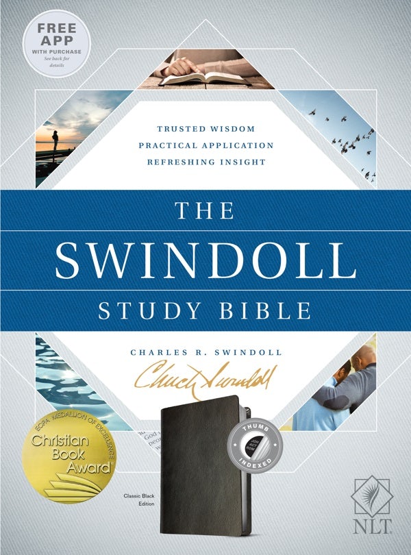 Cover image for The Swindoll Study Bible NLT, isbn: 9781496431127