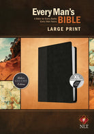 Cover image for Every Man's Bible NLT, Large Print, Tutone, isbn: 9781496433572