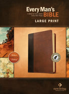 Cover image for Every Man's Bible NLT, Large Print, Tutone, isbn: 9781496433589