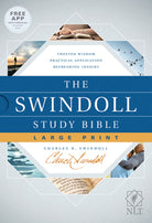 Cover image for The Swindoll Study Bible NLT, Large Print, isbn: 9781496433688