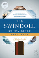Cover image for The Swindoll Study Bible NLT, Large Print, isbn: 9781496433718