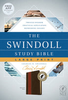 Cover image for The Swindoll Study Bible NLT, Large Print, isbn: 9781496433725