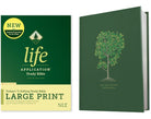 Cover image for NLT Life Application Study Bible, Third Edition, Large Print (Red Letter, Hardcover), isbn: 9781496439390