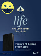 Cover image for KJV Life Application Study Bible, Third Edition (Bonded Leather, Black, Red Letter), isbn: 9781496439796