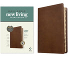 Cover image for NLT Large Print Thinline Reference Bible, Filament Enabled Edition (Red Letter, Leatherlike, Rustic Brown, Indexed), isbn: 9781496445322