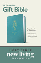 Cover image for Premium Gift Bible NLT (Red Letter, Leatherlike, Teal), isbn: 9781496445414