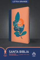 Cover image for Santa Biblia Rvr60, Ediciï¿½n Zï¿½per Con Referencias, Letra Grande (Sentipiel, Coral/Azul, Letra Roja), isbn: 9781496445636