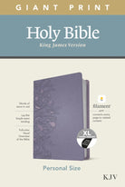 Cover image for KJV Personal Size Giant Print Bible, Filament Enabled Edition (Leatherlike, Peony Lavender, Indexed), isbn: 9781496447715