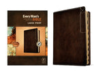 Cover image for Every Man's Bible Nlt, Large Print, Deluxe Explorer Edition (Leatherlike, Rustic Brown, Indexed), isbn: 9781496447913