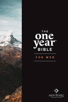 Cover image for NLT the One Year Bible for Men (Hardcover), isbn: 9781496449504