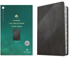 Cover image for NLT Student Life Application Study Bible, Filament Enabled (Leatherlike, Charcoal Gray Striped, Indexed, Red Letter), isbn: 9781496449641