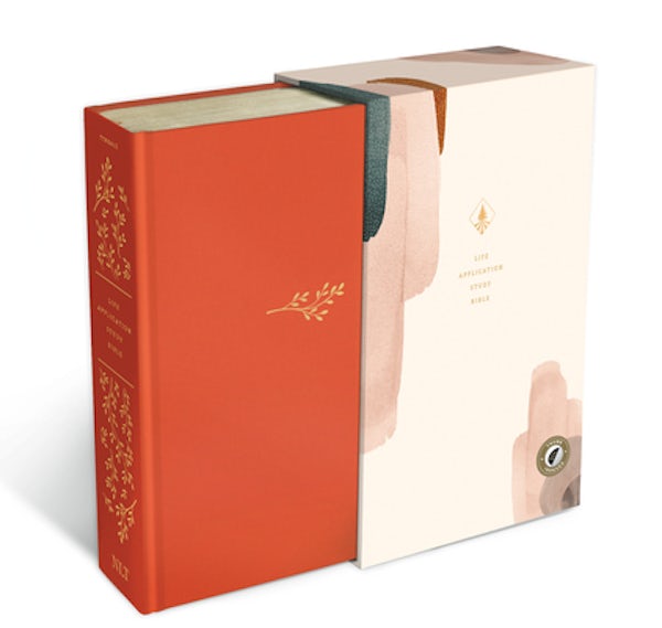 Cover image for NLT Life Application Study Bible, Third Edition (Hardcover Cloth, Coral, Indexed, Red Letter), isbn: 9781496455307